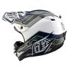 Troy Lee Designs SE4 Helmet for Motocross MX Youth SE4 POLYACRYLITE Helmet; Block Charcoal/Navy MD view 3