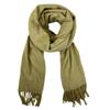 Humble Hilo Soft Wool Scarf or Shawl, Large Winter Wrap Pashmina 74 x 27 (Lemongrass) view 1