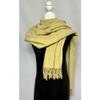 Humble Hilo Soft Wool Scarf or Shawl, Large Winter Wrap Pashmina 74 x 27 (Lemongrass) view 2