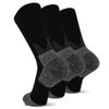 Wolverine Steel Toe Cotton Crew 2 Pair Pack, Black, Men's 7-12 view 4