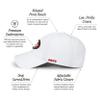 FOCO San Francisco 49ers NFL Primary Logo Casual Cap - White view 3