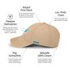 FOCO Miami Dolphins NFL Primary Logo Casual Cap - Khaki view 3