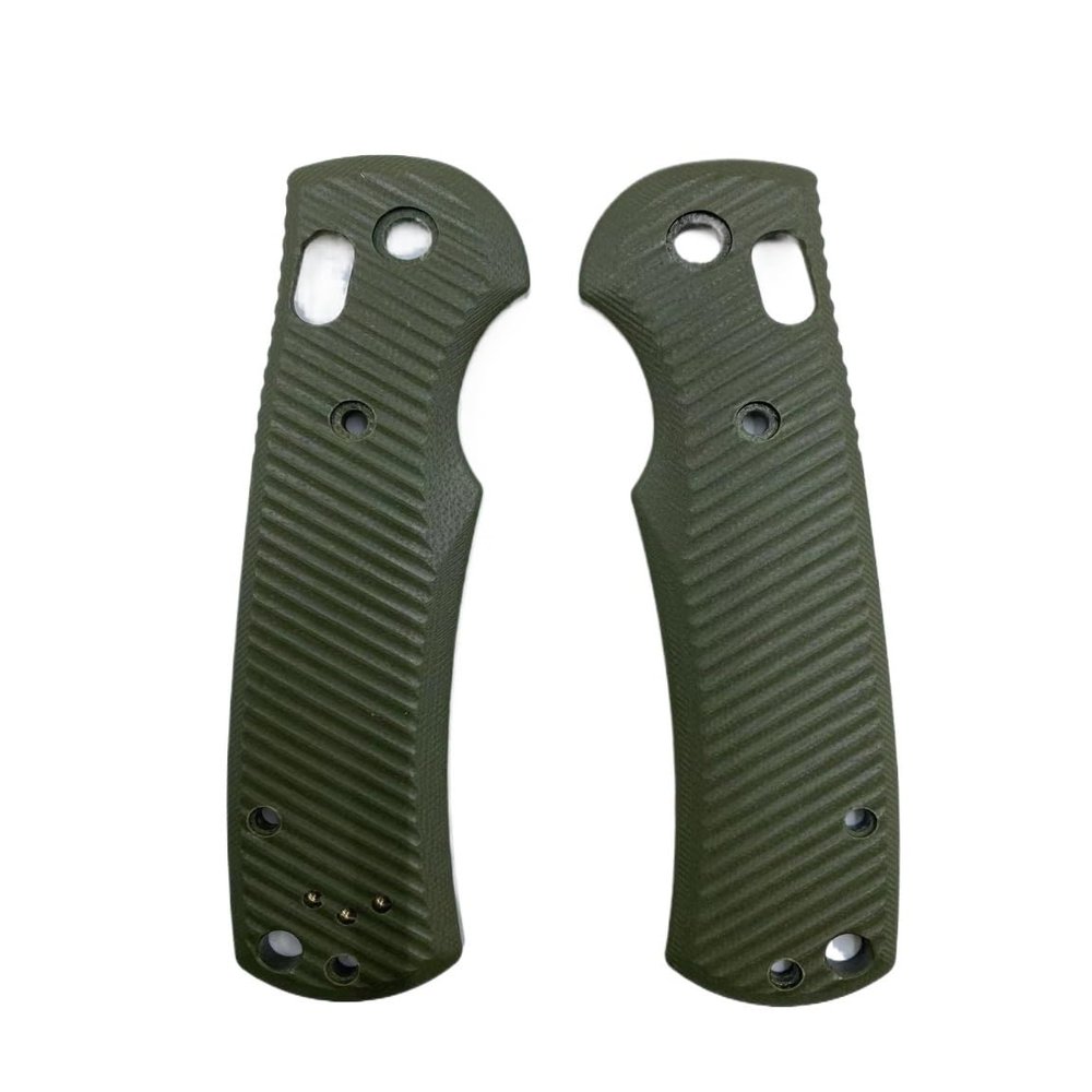 IGRIXLSD 1 Pair Custom G10 Scales Fits for Griptilian 550 551, Green Handle Patch DIY Replacement Accessory