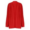 Akklian Womens Oversized Fall Sweaters 2024 Casual Loose Fit Long Sleeve Cardigan Sweaters Trendy Y2K Clothes for Teen Girls Red view 4