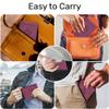 HIFA Leather Passport Holder, Handmade Passport Cover with Card and Ticket Slot - Genuine Leather, Elegant Design, Easy Access - Passport Case, Passport Wallet, Passport Holder view 3