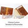 HIFA Leather Passport Holder, Handmade Passport Cover with Card and Ticket Slot - Genuine Leather, Elegant Design, Easy Access - Passport Case, Passport Wallet, Passport Holder view 4