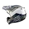 Troy Lee Designs SE4 Polyacrylite Adult Motocross Off-Road Dirt Bike Helmet with MIPS, Block, Charcoal / Navy, Medium view 2