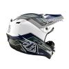 Troy Lee Designs SE4 Polyacrylite Adult Motocross Off-Road Dirt Bike Helmet with MIPS, Block, Charcoal / Navy, Medium view 3