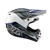 Troy Lee Designs SE4 Polyacrylite Adult Motocross Off-Road Dirt Bike Helmet with MIPS, Block, Charcoal / Navy, Medium view 4