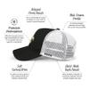 FOCO New Orleans Saints NFL Primary Logo Trucker RF Cap - Black view 3
