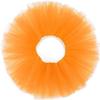 Zando Orange Tutu for Women Adults Teens Orange Turu with Heart Sunglasses,5 Layers Halloween Costume Cosplay Running Party Elastic Fluffy Tulle Dance Ballet Skirt Girls view 3