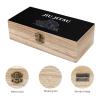 JIU Jitsu Wooden Storage Box Decorative Boxes with Lids Memory Box Jewelry Organizer for Women Men view 3