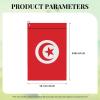 JxWCher Tunisian Flag Fiber Waffle Pattern Golf Towel with Carabiner Buckle Water Absorbent Quick Dry for Golf Bag Accessories view 4