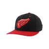 Detroit Red Wings NHL Officially Licensed Adjustable Snapback Hat Marquee Black view 1