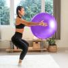 POPETPOP Yoga Ball Exercise Equipment Thickened Stability Ball with Air Pump for Fitness Yoga and Core Workouts Stylish Design view 3
