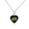 Garbage Truck Pet Urn Necklaces for Ashes Personalized Photo Urn Pendant Necklace Memorial Necklace Cremation Jewelry view 1