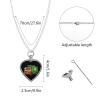Garbage Truck Pet Urn Necklaces for Ashes Personalized Photo Urn Pendant Necklace Memorial Necklace Cremation Jewelry view 3