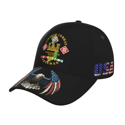 18th Engineer Brigade Vietnam Combat Engineer Trucker Hat for Men - Baseball Snapback Cap American Eagle