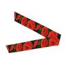 Poppy Flowers Print Headband,Dry Head Sport Theme Hair Band,Elastic Sports Sweat Basketball Sweatband view 2