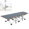 Folding Camp Bed for Adults, Portable Guest Bed Rollaway Bed for Adults with Metal Steel Frame 100KG Capacity Heavy Duty Sturdy Single Sleeping Cot for Travel Beach Hiking Office view 1