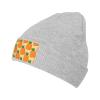 MULIHU Pineapple Fruit Seamless Pattern Beanie Hat for Men Women Winter Warm Knit Hats Ski Hat Skull Cap Gray
