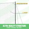 Megagreen 30FT x 10FT Ball Stop Net System - Heavy Duty Soccer Containment Net for High Impact Practice and Sports Barrier view 4