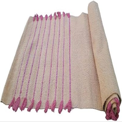 100% Organic Anti Skid Cotton Yoga Mat - Eco-Friendly Hand-Woven Rug - Non-Slip & Thick (24x72x5mm) for Everyday Fitness at Home - Comfortable Extra-Long (Multi 11)