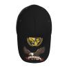 Army ROTC Cadet Command Unit Crest Trucker Hat for Men - Baseball Snapback Cap American Eagle view 3