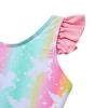 Vieille 4t Swimsuit Girls Bathing Suit Kids One Piece Swimsuits Size 4 5 Ruffle Swimwear with Pink Skirt view 3