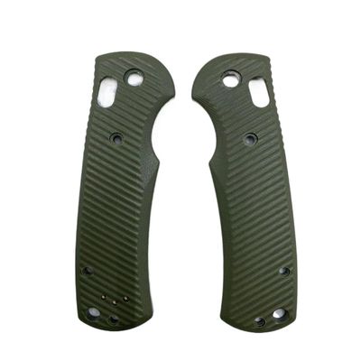 1 Pair Custom G10 Scales Fits for Griptilian 550 551, Green Handle Patch DIY Replacement Accessory