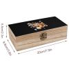 Cute Tiger Wooden Storage Box Decorative Boxes with Lids Memory Box Jewelry Organizer for Women Men view 2