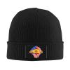 Hand Tear Flag of Spain Beanie Hat for Men Women Winter Warm Knit Hats Ski Hat Skull Cap Black view 2