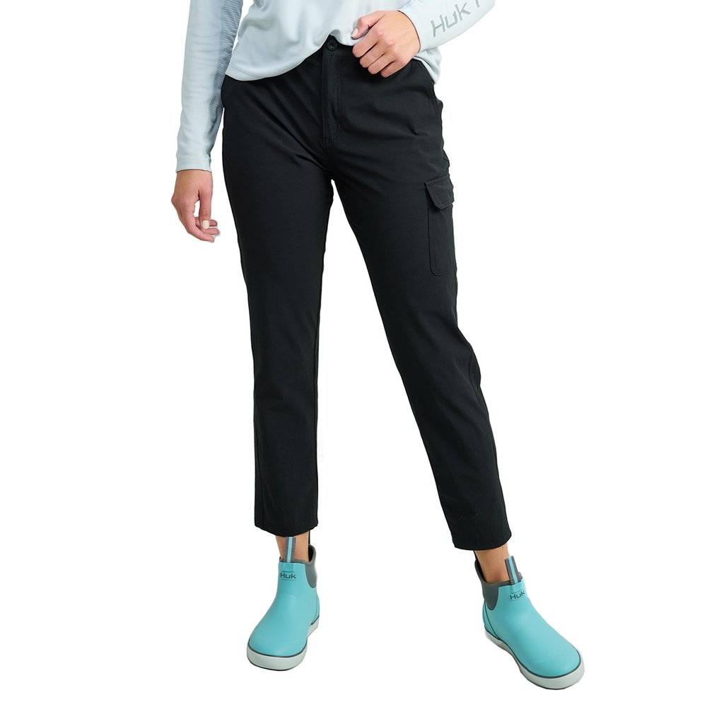 Huk Women's Next Level Pant, Quick-Drying Fishing Pants for Women, Black, X-Small