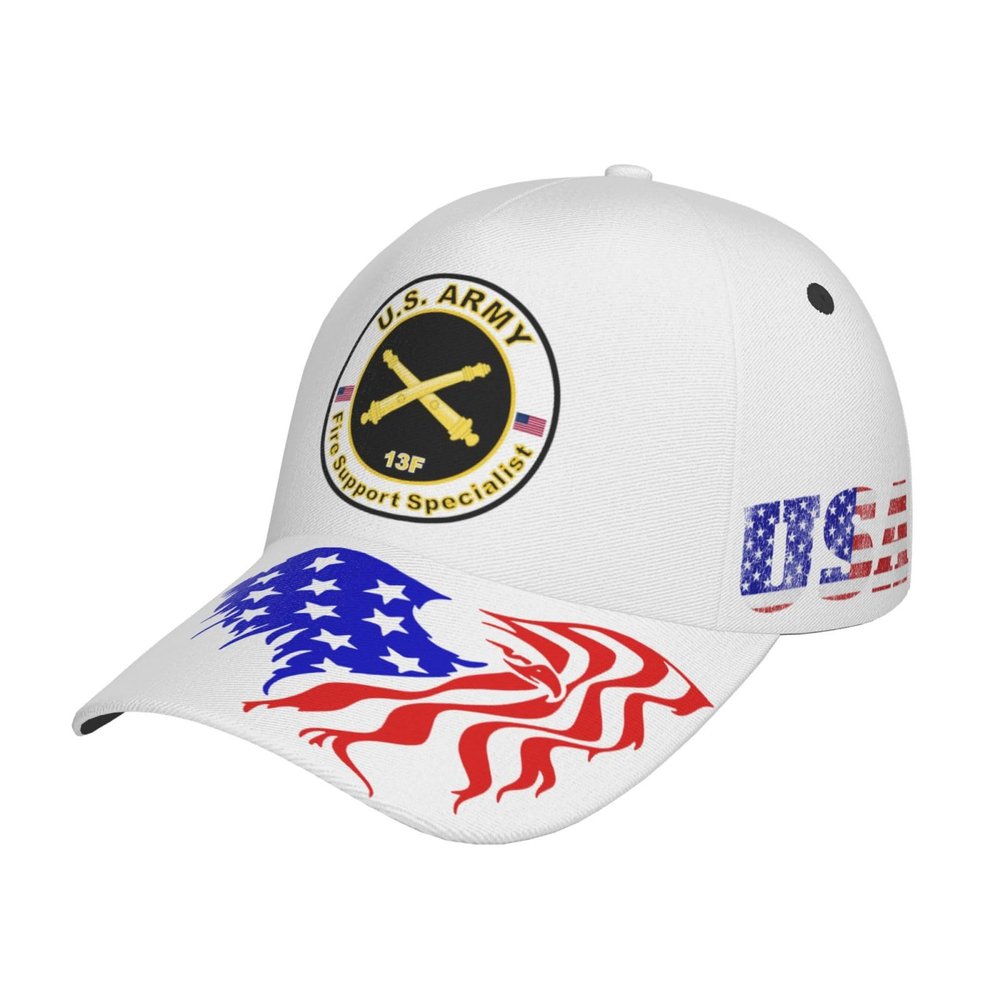 Army MOS 13F Fire Support Specialist Trucker Hat for Men - Baseball Snapback Cap American Eagle