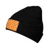 MULIHU Glasses of Beer Seamless Pattern Beanie Hat for Men Women Winter Warm Knit Hats Ski Hat Skull Cap Black view 1