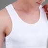 JEKE-DG Men's Sleeveless Body Shaper T-Shirt Breathable Compression Workout Vest 5 Pack Slimming Tummy Shapewear (Color1,XXL) view 3