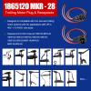 1865120 MKR-28 Trolling Motor Plug and Receptacle Compatible With Minn Kota Freshwater and Saltwater Trolling Motors 12V/24V/36V/48V Male Female Trolling Motor Connector Watertight Quick Connect view 2