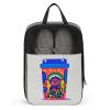 Shoe Bags for Travel 90's Cup Design Shoe Pouch with Zipper Breathable Golf Shoe Bag for Men Women Outside Shoe Storage Organizer for Sport Business Trip Gym view 1