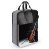 Shoe Bags for Travel Musical Instrument Guitar Shoe Pouch with Zipper Breathable Golf Shoe Bag for Men Women Outside Shoe Storage Organizer for Sport Business Trip Gym view 3