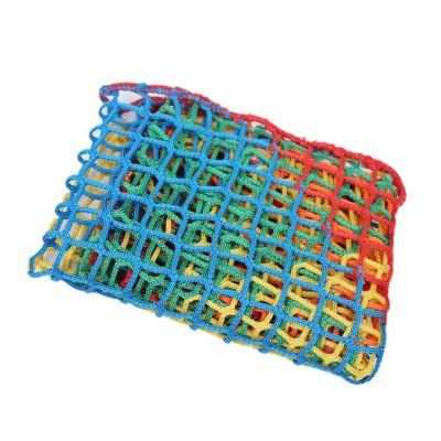 SCITOY Safety Netting, Colorful Rock Climbing Decoration Net, Rope Net for Playground, 4mm/4cm, Club Fence Net (1.2x6m/4x20ft)