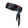 Hacker era Print Headband,Dry Head Sport Theme Hair Band,Elastic Sports Sweat Basketball Sweatband view 1
