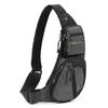 KPYWZER Nylon Sling Bag for Men Chest Bag Bicycle Travel Gym Backpack Daypack Crossbody Shoulder Bag Hiking Gray view 1