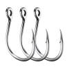 Alwonder Fishing Circle Hooks Livebait Catfish Hooks, High Carbon Steel Extra Strong Welded Fishing Hook, Jigging Replacement Hook for Freshwater Saltwater Trolling Tackle Tuna, Marlin, Wahoo #5/0 view 1
