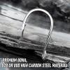 Alwonder Fishing Circle Hooks Livebait Catfish Hooks, High Carbon Steel Extra Strong Welded Fishing Hook, Jigging Replacement Hook for Freshwater Saltwater Trolling Tackle Tuna, Marlin, Wahoo #5/0 view 4