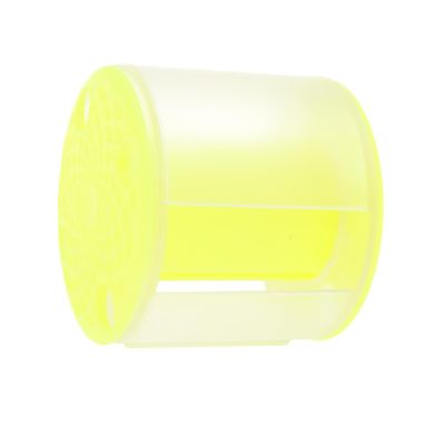 kowaku Storage Box Rhythmic Gymnastics Ribbon Reeling Machine Professional Practical Dance Ribbon Storage Case Crafts Accessory, Yellow