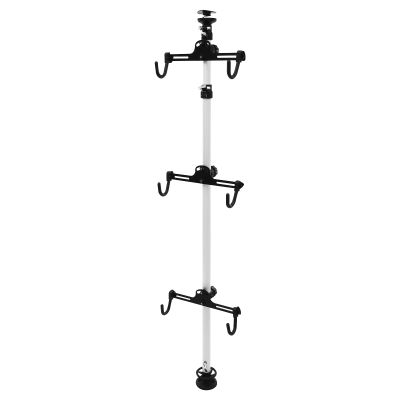 CheriMuMu 3 Bike Storage Rack, Heavy-Duty Vertical Freestanding Hanger Parking Bracket for Bicycles, Adjustable Indoor Bike Storage Floor Stand for Garage or Home, Holder for Road or Mountain Bicycles