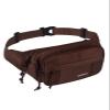 WATERFLY Fanny Pack Waist Packs: Large Crossbody Fanny Packs for Women Men with 5 Zipper Pockets Adjustable Strap Waist Bags Hip Pack for Traveling Cycling Running Hiking-Brown view 1