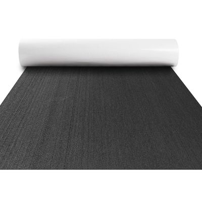 FOCEAN Boat Flooring EVA Foam Boat Decking Marine Flooring Brushed Texture Marine Mats for Boats Yacht Kayak RV 94.5"x23.6", Dark Grey with Black Back