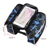 equlup 17x13x5cm / 6.7x5.1x2inch Bike Touch Screen Bag, Bike Phone Holder Bike Phone Mount Cell Phone Holder for 6.2inch Cellphone (Blue) view 3
