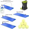 MAHWER Portable Tennis Ball Machine, Electronic Ball Launcher with APP Control Speed/Placement, Tennis Serving Machine for Beginner Training, Holds 100 Balls view 3